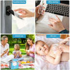 AIDEA Face Towels Disposable-50Ct, Facial Cleansing Wipes for Sensitive Skin, Facial Towelettes for Makeup Removing, Nursing, Travel, Dry Wipes Face Cloths