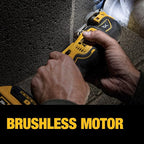 DEWALT 20V Oscillating Tool, Cordless, Wood Blades, Sandpaper, Tool Bag, Battery and Charger Included (DCS356SD1)