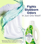 Downy Rinse Laundry Odor Remover, Active Fresh Scent, 62 FL OZ, Fabric Softener and Laundry Odor Removal Rinse