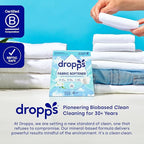 Dropps Fabric Softener Pods, Crisp Breeze (64 Count) - Laundry Softener For Soft & Fluffy Fabrics | Liquid Softener & Dryer Sheet Alternative | Clean Ingredients | Plastic Free Packaging