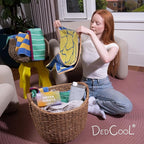 DedCool Dryer Sheets | Xtra Milk | 40 Count | Non-Toxic, Vegan Fabric Softener Sheets | Bergamot, Vanilla & Amber Scent | Softens & Freshens