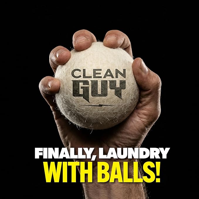 Wool Dryer Balls XL 3-Pack– Natural Fabric Softener, Reusable Laundry Dryer Balls –Reduce Drying Time, Static & Wrinkles– Hypoallergenic, Chemical Free Dryer Sheet Alternative, Eco-Friendly