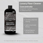 Lapew Midnight Ice Scented Mop Soap - Luxury Floor Cleaner Concentrate for Mopping Tile, Laminate, Vinyl & Hardwood | Streak-Free, Low-Foam | 36 oz