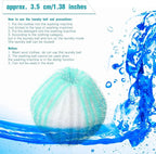 Blulu 12 Pieces Pet Hair Remover for Laundry Dryer Balls Reusable Washing Machine Hair Catcher Pet Dog Cat Catcher Lint Remover (Fresh Color)