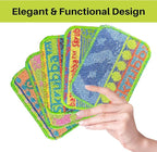 Wet-It Skrubba Non-Scratch Scouring Pad – European Scrubby Sponge for Kitchen Cleaning, Pots, Pans, Glass & Cookware – Durable Reusable Pad with Fun Chicken Design