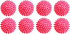 Dryer Balls 8 Pack Pink- Reusable Dryer Balls Replace Laundry Drying Fabric Softener and Saves You Money