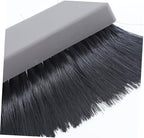 Cabilock Long Handle Broom and Dustpan with Supple Bristles Plastic and Stainless Steel for Home Office Kitchen Indoor Outdoor Cleaning Accessories