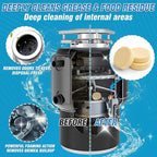 Garbage Disposal Cleaner and Deodorizer Tablets - 50 Count (1-Year Supply), Powerful Foaming Sink Cleaner, Quickly Eliminates Odors (49, Tablet)