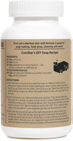 ComStar Pure Lye Flakes | 1 Pound, 99% Pure Sodium Hydroxide Flakes, Ideal for Soap Making, Food Prep, Cleaning and More (30-525)