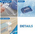 Vacuum Seal Bags for Clothing Travel & Home Storage, travel vacuum bags with pump, Store Blankets, Comforters, Pillows, Seasonal Clothes Compactly,24 Pack With Electric Pump