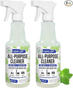 Mighty Mint All-Purpose Cleaner Spray for Home, Kitchen, Bathroom, Natural Peppermint Scent, 16oz - 2 Pack