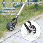 Edger Lawn Tool,Tawn Edger,Gardening Hand Tools,Hand Edger Lawn Tool Made of Stainless Steel,Adjustable Length,Ideal for Precise Grass Trimming Along Sidewalks, Garden,Driveways & Flower Bed M