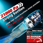 3 in 1 Handheld Car Vacuum Compatible with Makita 18V Battery with 21000pa Strong Suction, Handheld Vacuum Cordless & Blower with 200W Brushless Motor, Mini Vacuum Cleaner for Car, Home (No Battery)