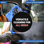 AIM Chemicals Ammoniated Glass Cleaner Concentrate - Streak-Free Shine for Windows, Cars, Homes, Offices - Dilutes 10:1 - Removes Dirt, Grime, Fingerprints - Ideal for Glass Spray Bottles - Gal