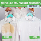 Unscented Laundry Detergent Sheets - 40 Eco Sheets for Up to 80 Loads - Fragrance-Free, Zero Plastic Packaging, Travel Laundry Detergent