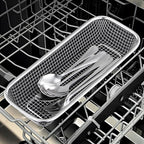 Utensil Drying Rack, 3 Pack Stainless Steel Utensils Holder Dishwasher Silverware Basket, Compact Dish Drainer for Kitchen Countertop, Chopsticks Spoons, Forks, Knifes Organizer