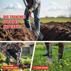 4-Inch Trench Shovel Trenching Spade Irrigation Shovel Narrow Spade Trench Digger Tool,57 inches