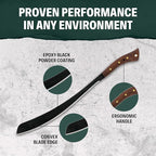 Condor Tool & Knife Outdoor Machete with Walnut Handle