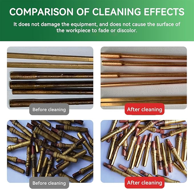 Copper Cleaner & Rust Remover & Polish - 3-in-1 Formula Action Fast-Acting Removes Rust, Oxidation and Restores Shine | Professional Grade Brass Cleaner Safe for Various Copper Products (3.8kg)