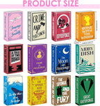 12 Pieces Book Kitchen Sponges Novels Sponges Fun Non-Scratch Scrub for Washing Dishes Pots Pans and Household Cleaning Supplies for Kitchen Dishes Furniture Gifts