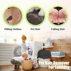 Pet Hair Remover for Laundry, Reusable Dog & Cat Hair Remover Tool, Effectively Removes Pet Hair, Lint and Dander from Bedding and Clothing, Suitable for Washing Machines, Dryers 4PCS