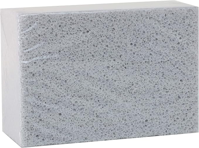 Better Grillin Scrubbin Stone Grill Cleaner Handle-Protect Hands & Nails When Scouring Grill with Three Scrubbin Stone