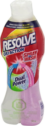 Resolve Oxi-Action Dual Power Laundry Stain Remover Pre-Treat 650 ml/22oz Imported from Canada