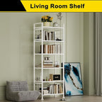 GIOTORENT 6-Wire Garage Shelving Storage Shelves, Metal Shelving Unit Pantry Rack, Kitchen Storage Adjustable Shelf 900Lbs Capacity for Laundry Kitchen Bathroom Organizer(White)