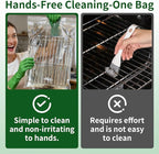 10-Pack Heavy Duty Oven Rack Cleaning Bags,19.7 * 27.5 inch，No Scrub Reusable Leak-Proof Soaking Bags for Grill Grates，Universal Fit for Oven Racks, Griddles and Smoker Grates