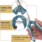 Mr. Pen Gardening Scissors, 6.5 Inch, Pruning Shears with Straight Stainless Steel Blade, Garden Clippers