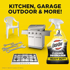 Easy-Off Heavy Duty Degreaser, Removes Grease & Grime, For Kitchen, Garage, Outdoor & More 32oz
