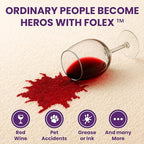 FOLEX Instant Carpet Spot Remover 32 oz – Powerful Stain Remover for Carpets, Upholstery & Rugs – Eliminates Pet Stains, Grease, Red Wine, Food, Makeup & More – With Reusable Cleaning Cloth – 3 Pack