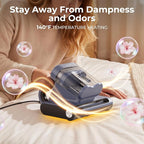 Candy Mattress Vacuum Cleaner, 16Kpa Bed Vacuum Cleaner with UV-C Light, 140°F Heat, 4 Level HEPA Filter & Ultrasonic, Versatile Handheld Vacuums for Bed, Sofa, Couch, Crib(Corded, 650W)