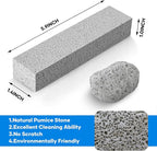8 Pack Pumice Stone, Gray Pumice Stone for Toilet Bowl Cleaning, Scouring Stick for Cleaning Toilet, Bathroom, Kitchen Sink, Grill (Gray)