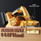 Electric Hand Planer for Dewalt 20V MAX Battery, 3-1/4 Inch Cordless Planer with Brushless Motor, 30000CPM, 2mm Cut Depth, Wood Planer for Carpentry Home DIY Woodworking(No Battery)