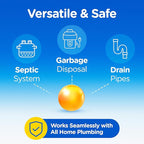COMPAC HOME Plink Garbage Disposal Cleaner and Deodorizer, Air Fresheners for Garbage Disposal, Lemon Scent, Home Cleaning Products for Kitchen Sink and Clogged Drains, 20 Count (Pack of 1)
