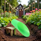 Plastic Garden Soil Scoops, Cup Spade Shovel Mini Colorful Soil Scoops Plant Potting Shovels Bucket Shovel Gardening Tools Hand Tools Shovels (Green)
