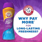 ARM & HAMMER Odor Blasters In-Wash Laundry Scent Booster, Eliminates Tough Odors, Fresh Burst Scent, 24 oz Bottle