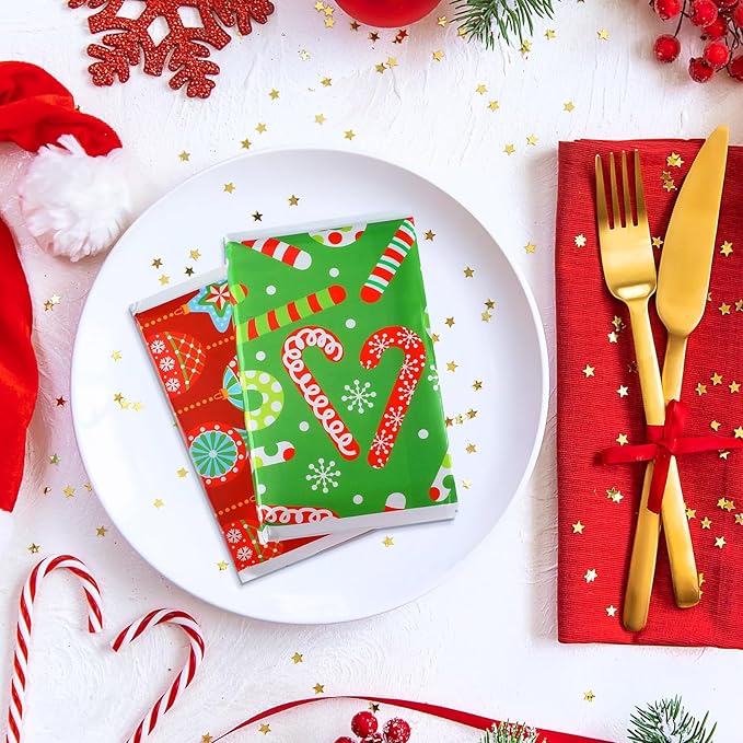 24 Packs Travel Size Tissue Pocket Slim Pack Facial 3 Ply Wallet Size Pocket Tissues for Travel Wedding Party Favors, 6 Styles(Snowman)