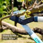 CYRUS Garden Loppers for Tree Trimming, 28” Heavy Duty Tree Branch Cutter with 1¾ inch Chops Thick Carbon Steel Sharp Blade,Garden Tool-Anvil Bypass Lopper with Ergonomical Non-Slip Handle