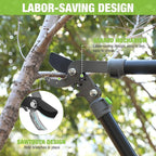WORKPRO 28" Anvil Lopper for Gardening, Long handle Branch Cutter with 1.6" Cutting Capacity, Heavy-Duty Pruning Shear Featuring Gear System for Tree Trimming, Handheld Garden Shear with Sharp Blade