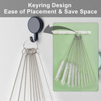 Straw Cleaner Brush Set, 12-Piece 11.8 Inch Long Botthle Cleaning Brush, Nylon Tube Brush Kit for Straws on Tumbler, Water Bottle, Sippy Cup and Pipes, Tubes or Tea Pot Spout