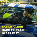 Invisible Glass 95160-4PK Reach & Clean Windshield Cleaning Tool and Car Window Cleaner Tool for Interior and Exterior Auto Glass with 2 Microfiber Pads and Storage Bag – Pack of 4