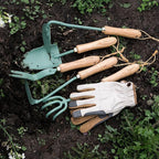 Barebones Japanese Weeding Hoe - Hoe Garden Tool - Durable Stainless Steel Hand Tool for Weeding and Digging (Ash/Mint)