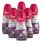 Clorox Scentiva Scent Booster Beads Laundry Freshener, Tuscan Lavender & Jasmine Scent | In-Wash Laundry Scent Booster Beads for Fresh Clothes and Linens, 9.7 Ounce, 6 Pack