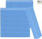 14 Pack Pumice Stone for Toilet Bowl Cleaning, Powerfully Cleans Hard Water Rings, for Cleaning Toilets, Bathtubs, Grills, Swimming Pools, Sinks(Blue)