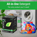 Excelsior Pür | 7.5x Ultra-Concentrated HE Liquid Laundry Detergent + Stain Remover Kit, 4L / 333 Loads, Fresh Scent, Eco-Dispenser Pump Bottle, Odor Control