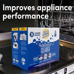 Lemi Shine Appliance Cleaner & Deodorizer - Dishwasher, Washing Machine, and Garbage Disposal Citric Acid Cleaner - 22.5 oz (9 Pack)