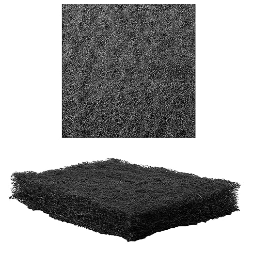 6-Pack, Heavy Duty, Scouring Pads, 6 x 4 inch Thick, Black for Cleaning Stripping Scrubbing Pots Pans