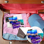 24 Packs Travel Size Tissue Pocket Slim Pack Facial 3 Ply Wallet Size Pocket Tissues for Travel Wedding Party Favors, 6 Styles(Marble Print)